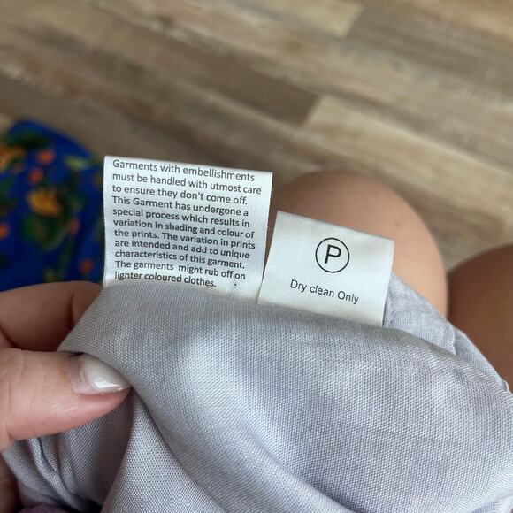 Rococo Sand Lyan Skirt Lilac Lurex Size M - Picture 5 of 5